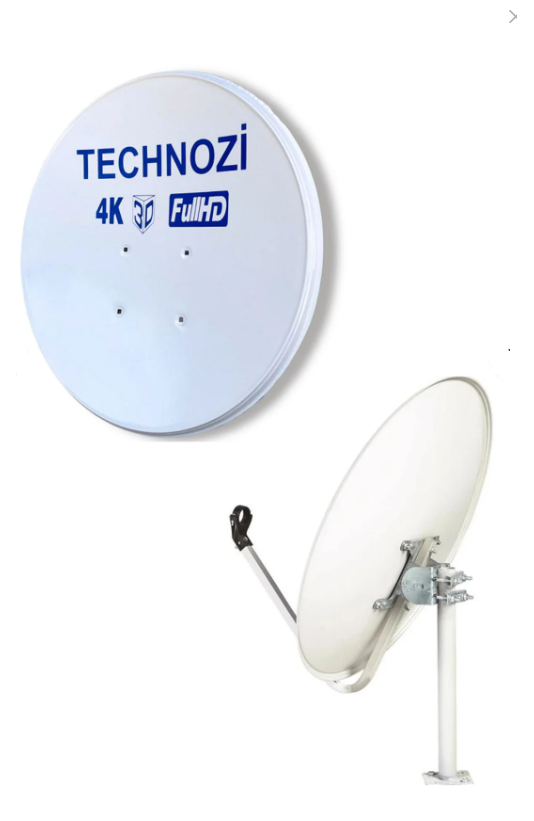 Technozi 70 Cm 0,60mm Off-Set Çanak Anten Takımı