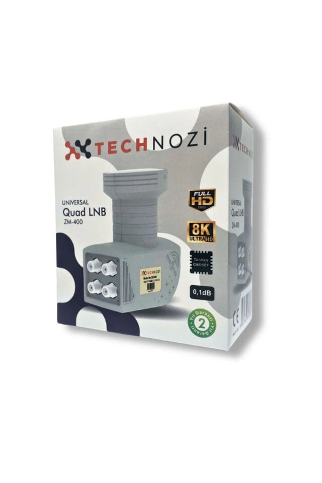 Technozi Dörtlü LNB Full HD Uydu Çanak Anten Başlığı