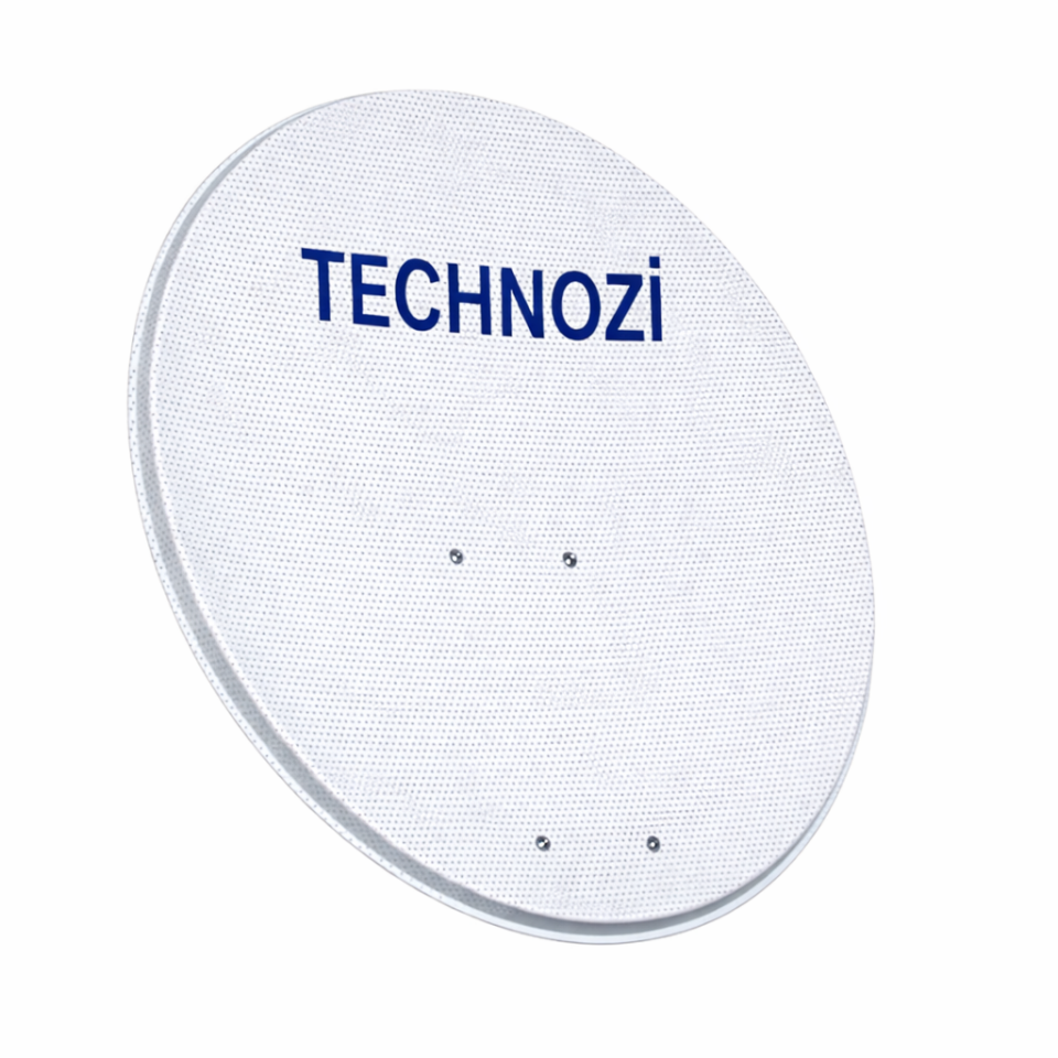 Technozi 90 cm Delikli 0,60 mm Off-Set Çanak Anten