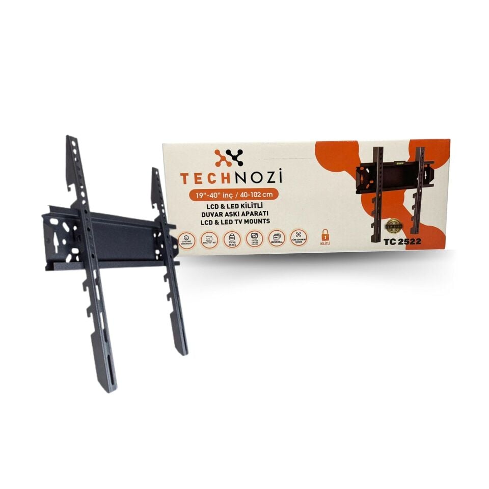 Technozi 19'' - 40'' Sabit TV Monitör Askı Aparatı