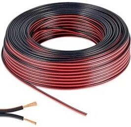 Technozi 2x0,75 mm Kordon Kablo Siyah