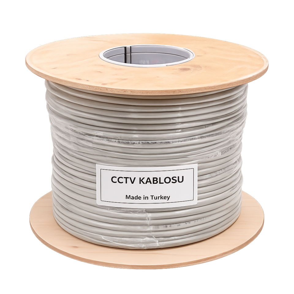 Technozi 2+1 0,22 mm Cctv Kablo 300 Metre