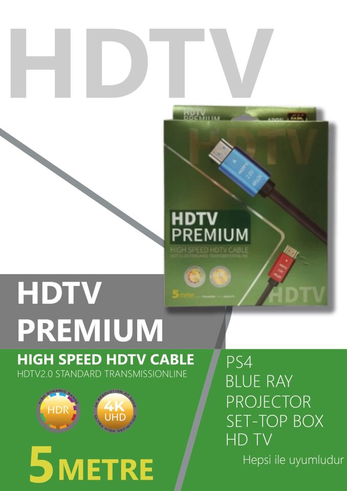 Technozi 4K 5 Metre Hdmı Kablo