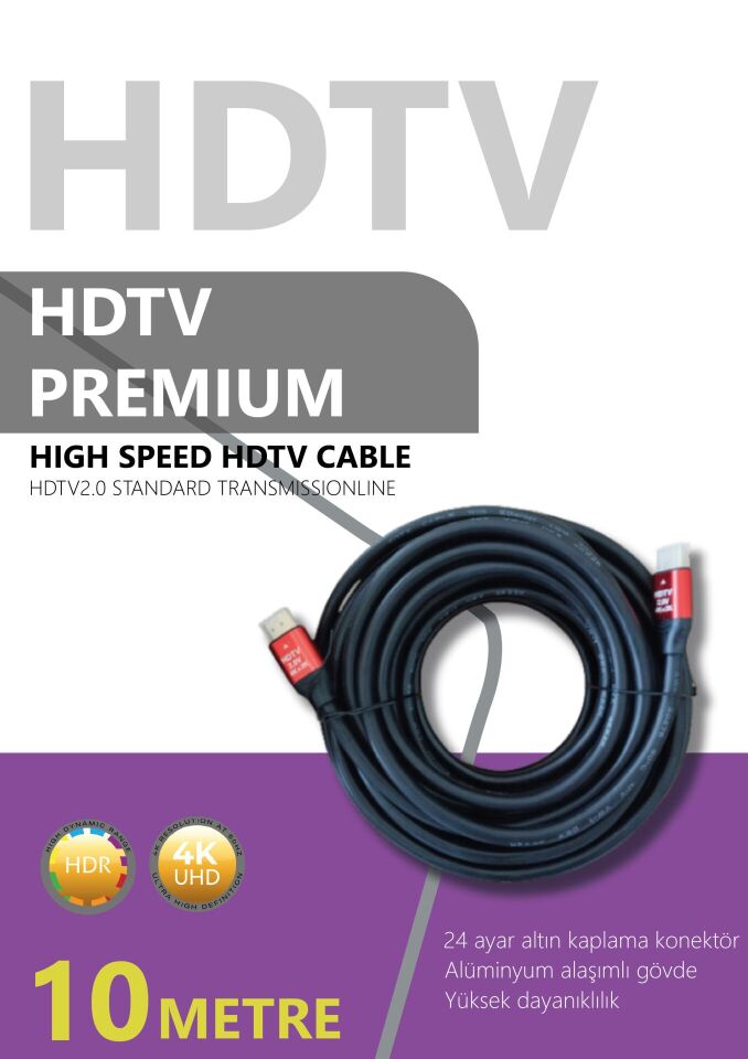 Technozi 4K 10 Metre Hdmı Kablo