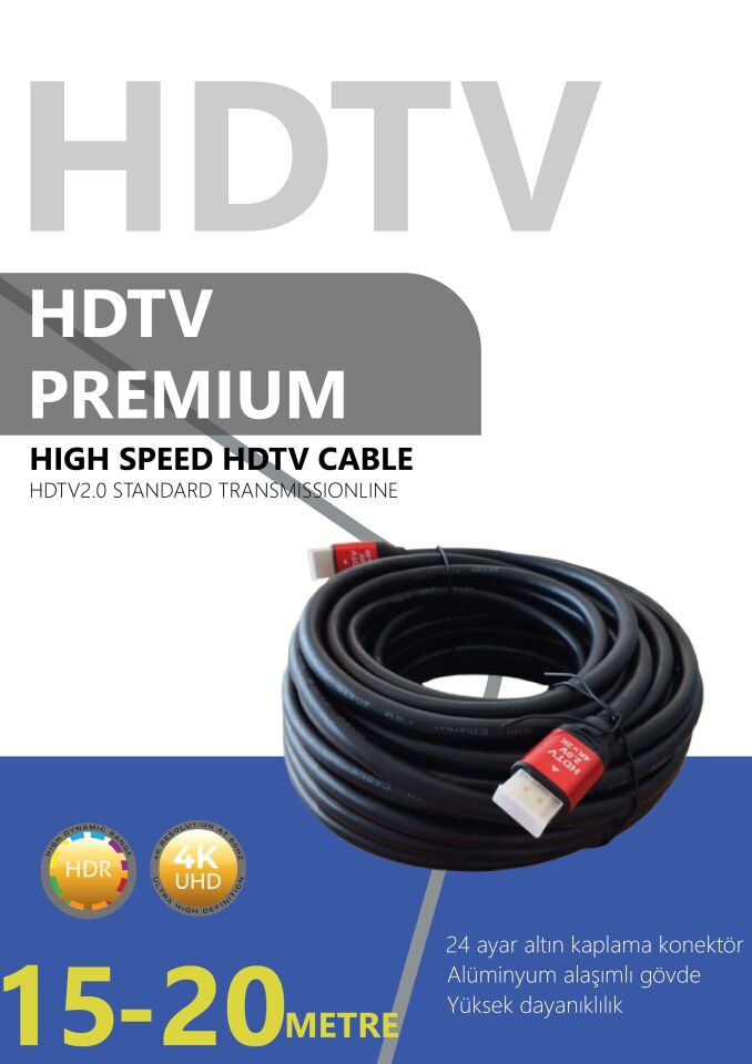 Technozi 4K 15 Metre Hdmı Kablo