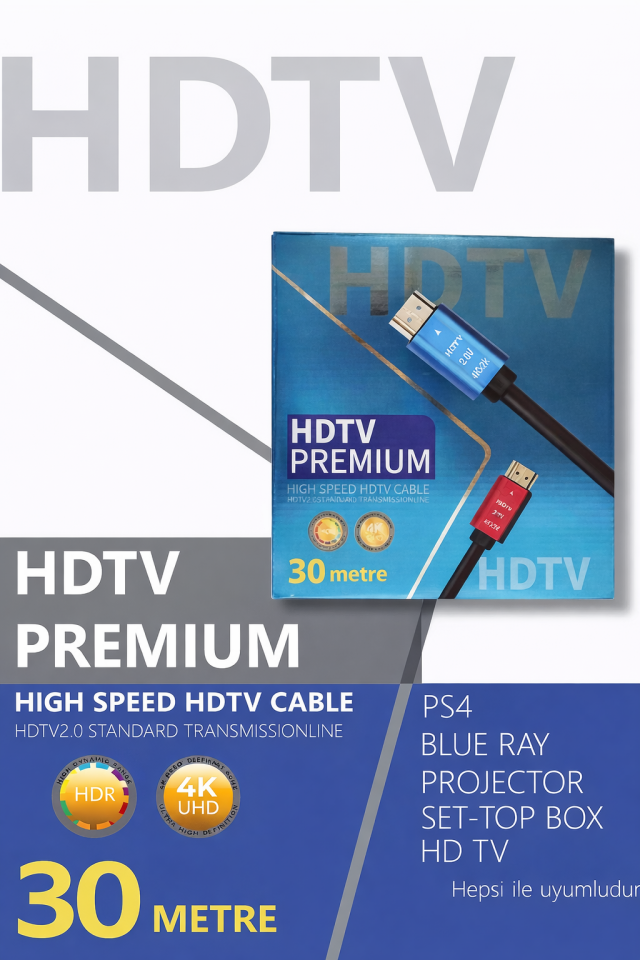 Technozi 4K 30 Metre Hdmı Kablo