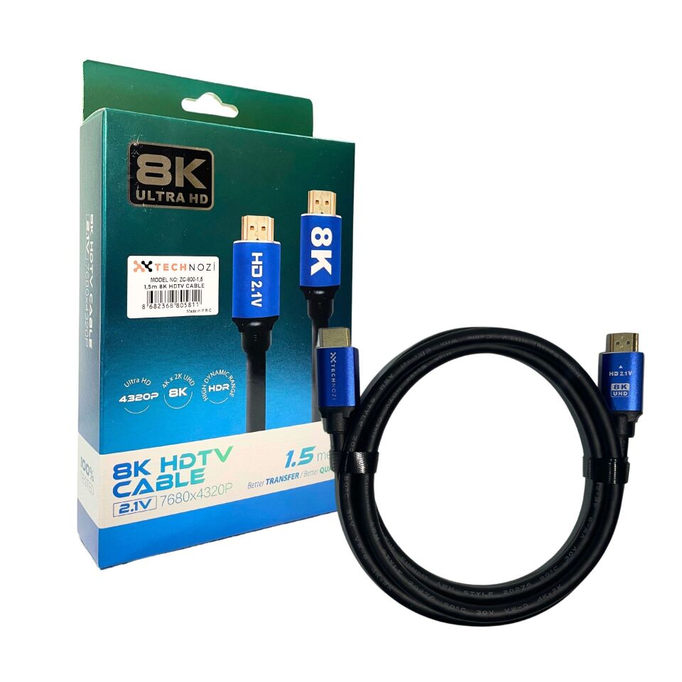 Technozi 8K 1,5 Metre Hdmı Kablo