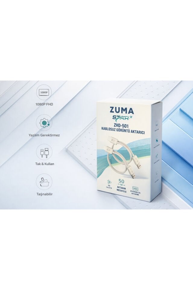 Zuma Star Kablosuz Görüntü Aktarıcı (50 Metre) ZHD-501