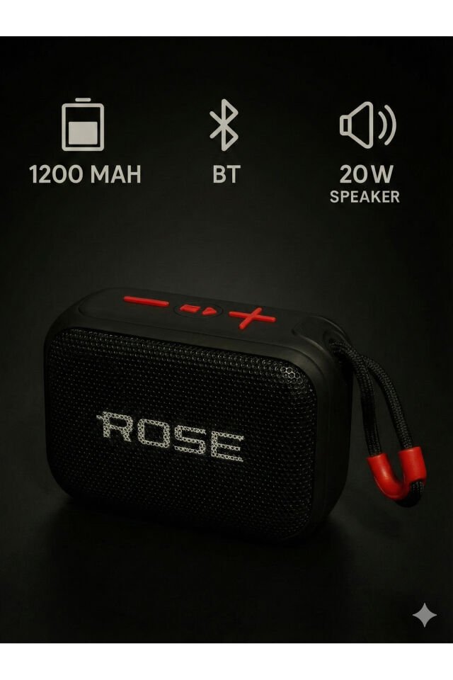 Sp-502 Taşınabilir Şarjlı Bluetooth Hoparlör
