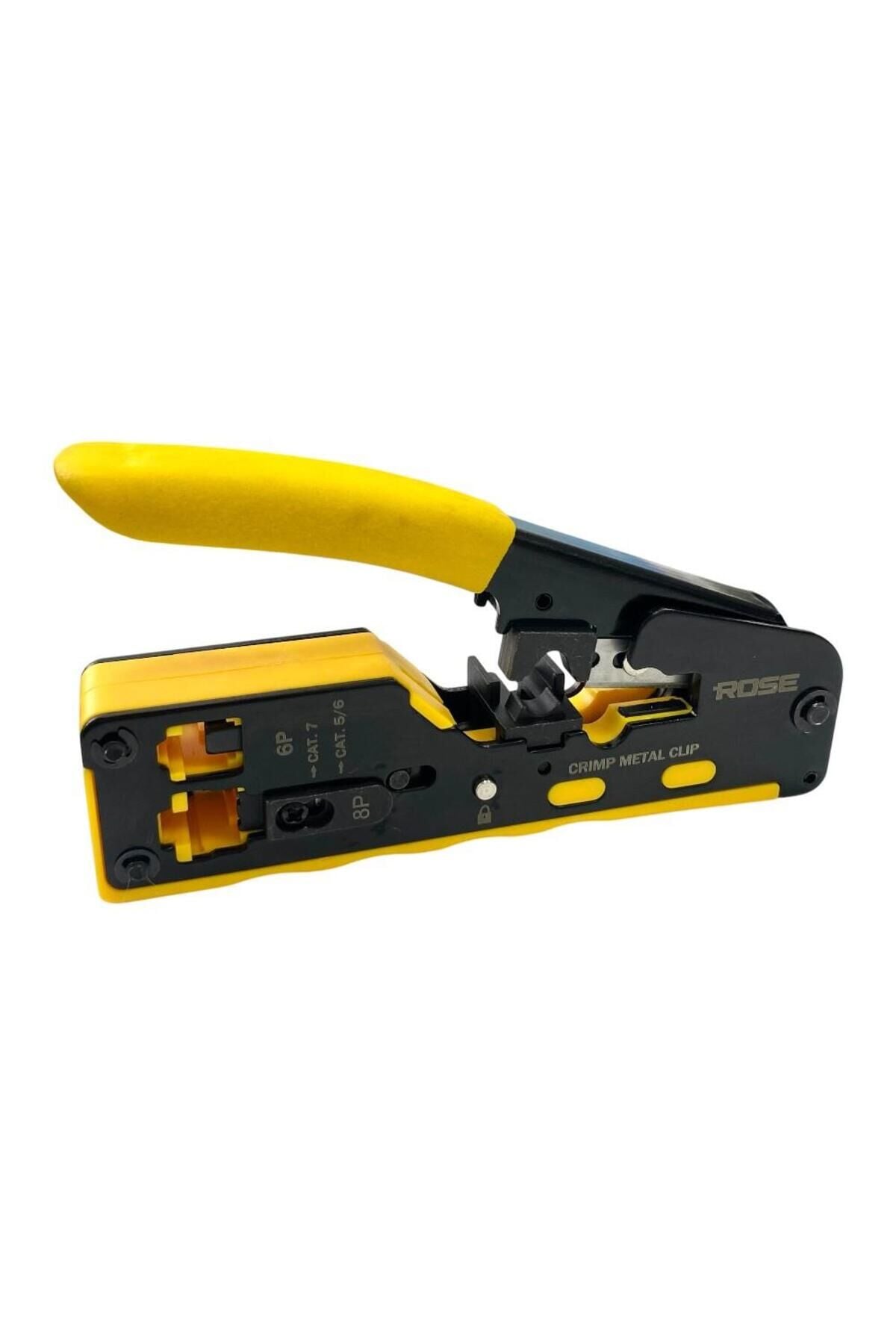 Yeni Nesil Cat5/Cat6/CAT7 EZ-RJ45-RJ11 Konnektör Sıkma Pensesi