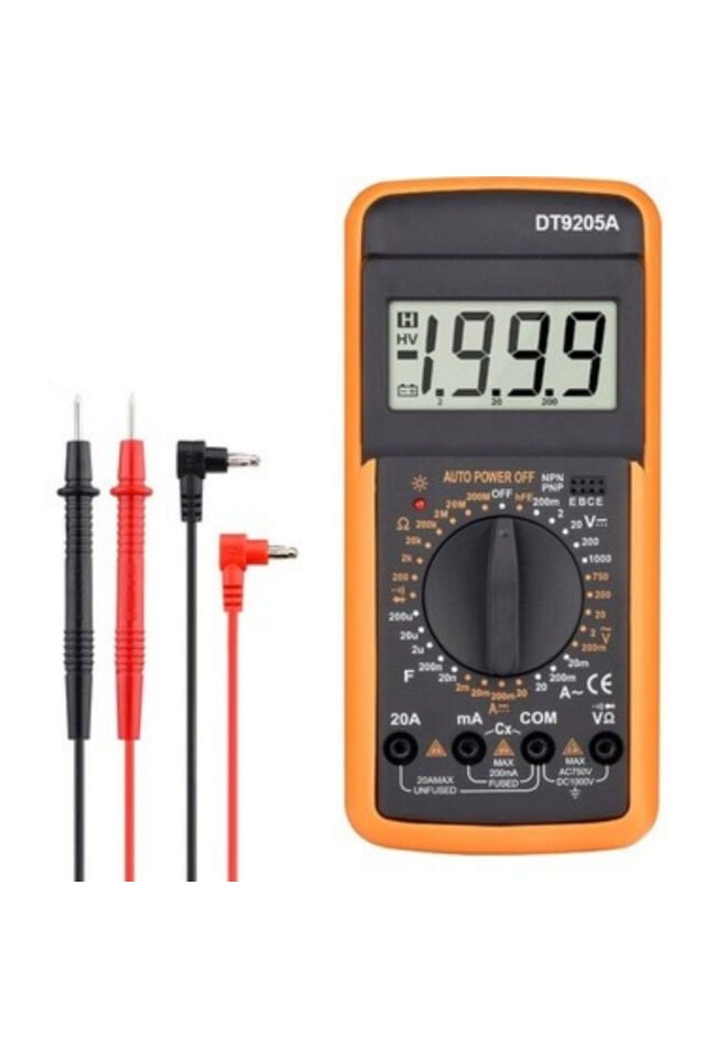 DT-9205A Usta Tipi Dijital Ölçü Aleti