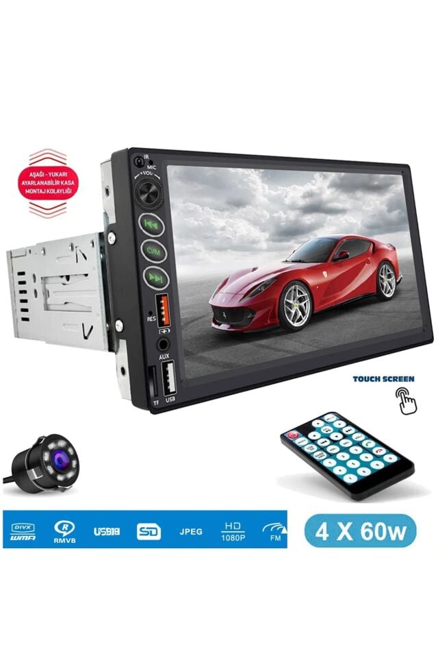 Yeni Nesil Go-dogan Tofaş Double Teyp 7 Inç 4x50 Watt Mirrorlink