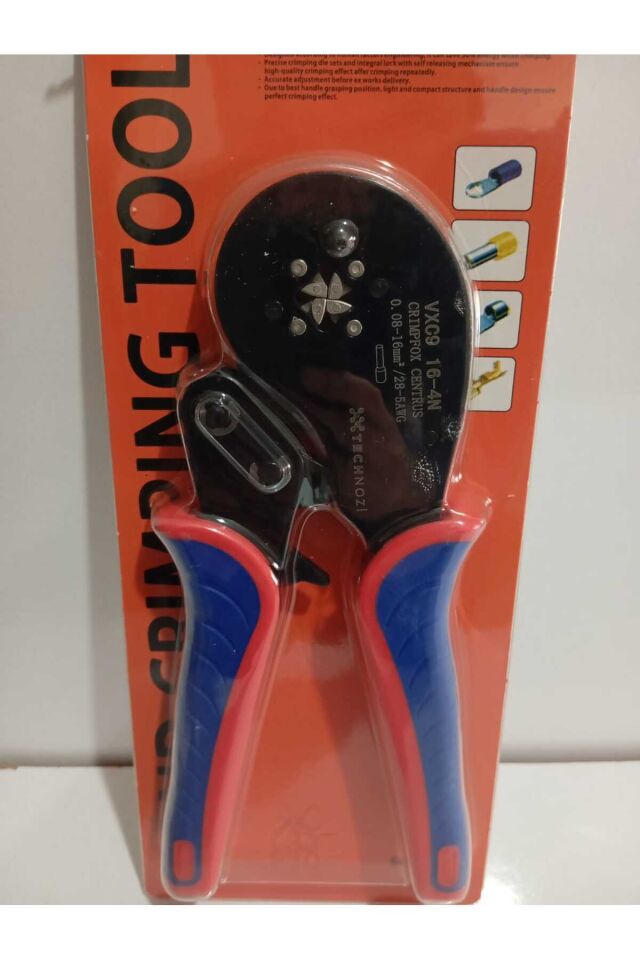Yüksük Sıkma Pensesi Kablo Vxc9 16-4 0.08-16mm 28-5awg
