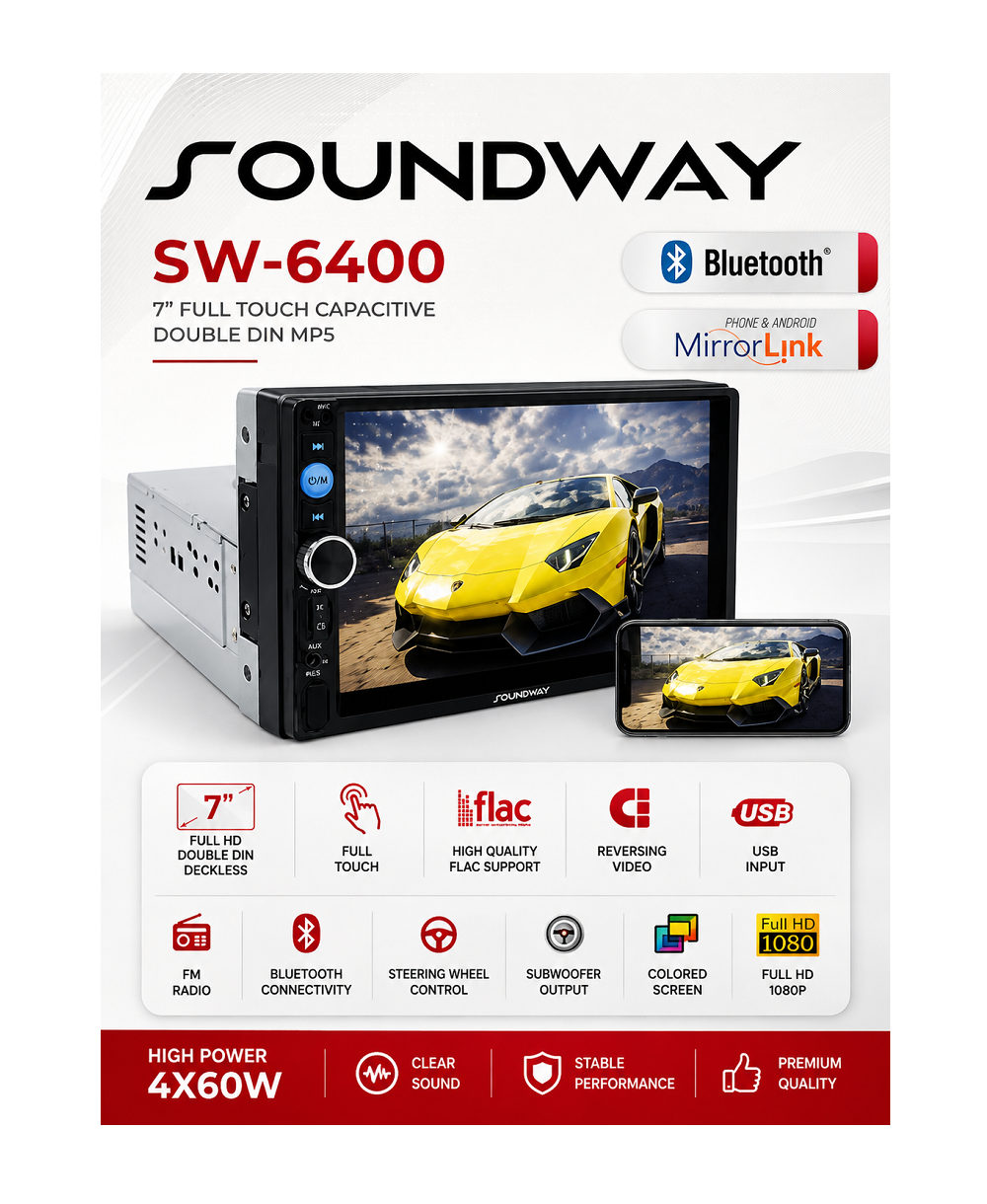 Double Teyp 7 4x50w Bt/usb/sd/fm/aux Kameralı Tofas Seri Double Uyumlu