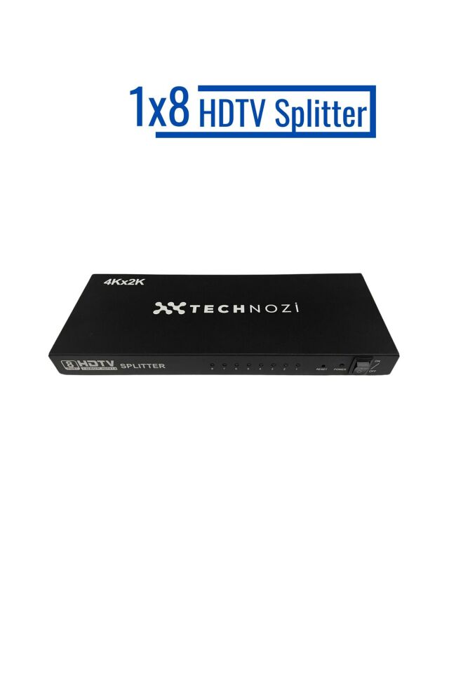 8 Port Hdmi Çoklayıcı Splitter Switch Çoğaltıcı Çoklu Ekran