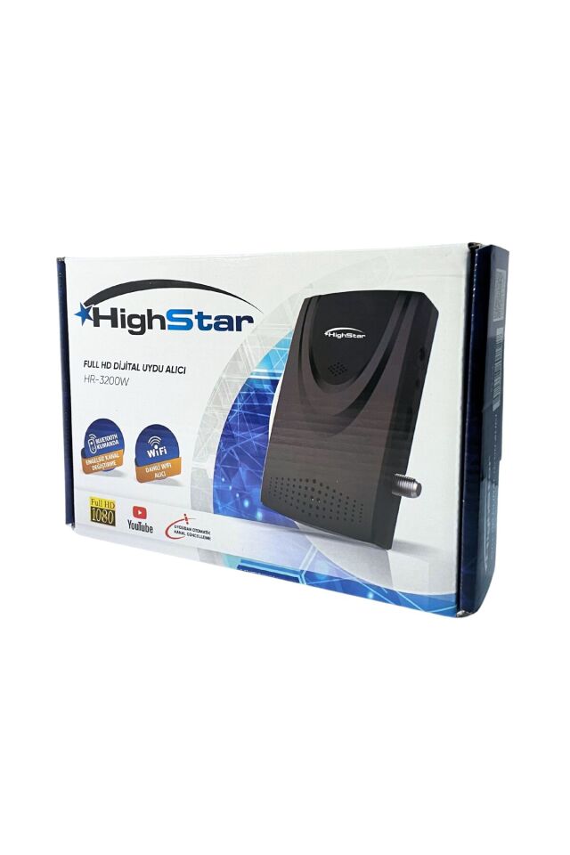 Hd Uydu Alıcı Dahili Wifi Bluetooth Kumanda Highstar