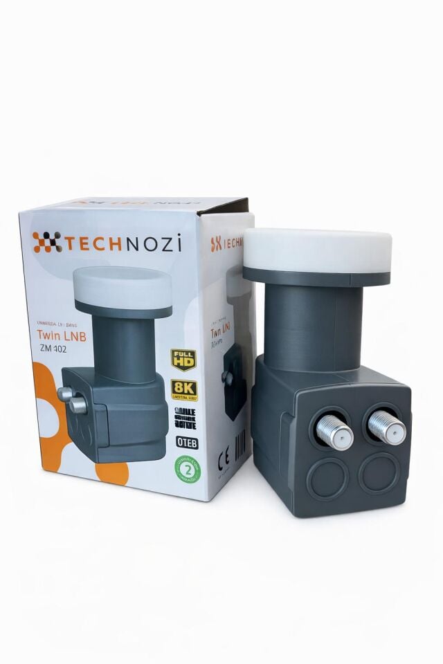 Technozi İkili LNB Full HD Uydu Çanak Anten Başlığı