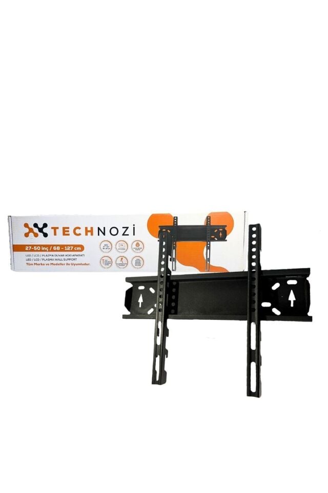 Tüm Markalar Ile Uyumlu Televizyon Duvar Asma Aparatı 27-50 Inç Arası / 68-127cm Duvar Askı Aparatı