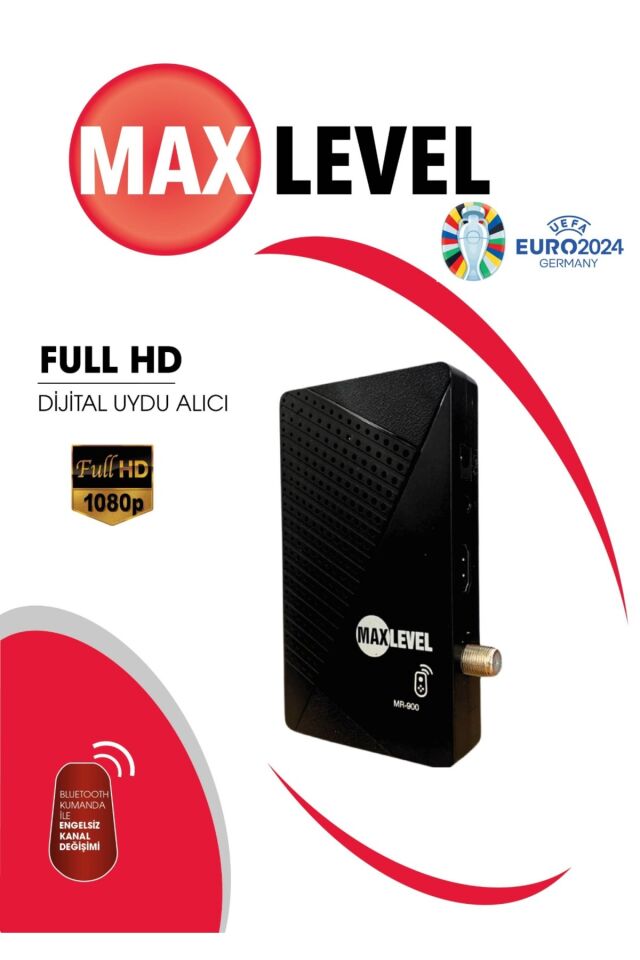 Maxlevel Hd Uydu Alıcı Tgks'li Mpeg4 Hd Tak Kullan Bluetooth Kumandalı