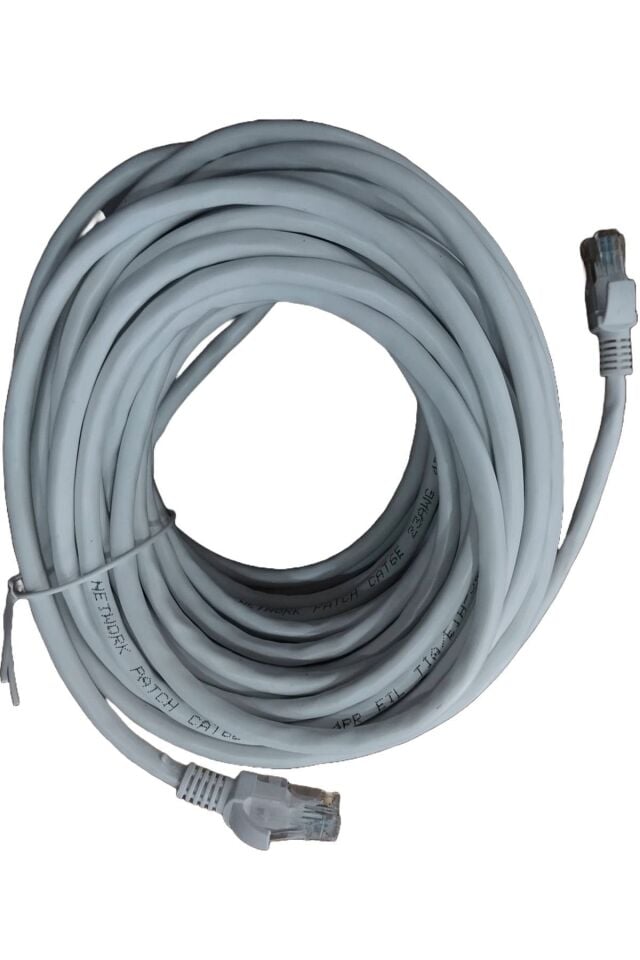 Technozi Cat6 Ethernet Kablosu 20 Metre Internet Network LAN Kablosu