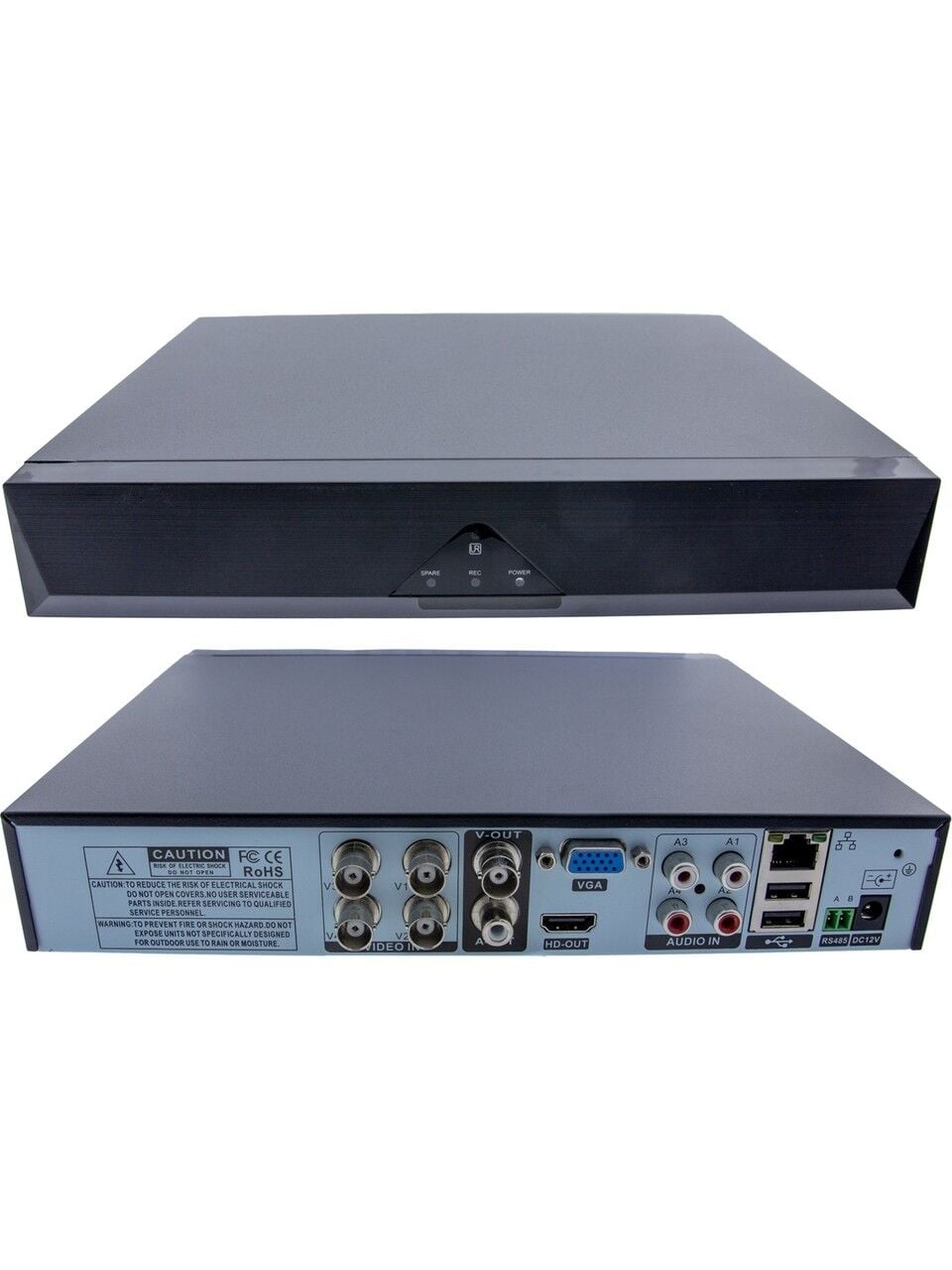 Xmeye 4 Kanal 5 mp Kamera Kayıt Cihazı Ahd Dvr 1080P H265+ Plus 5 in 1 Hibrit