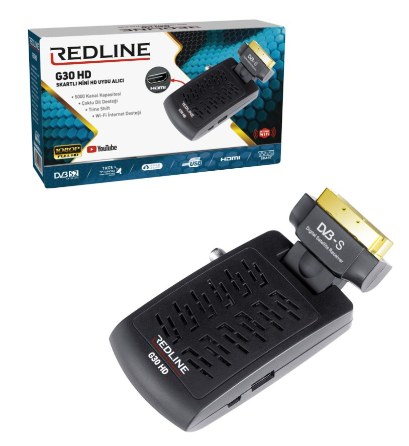 Redline G30 Yeni HD TGSli Oto Kanal Frekans Güncelleme Uydu Alıcısı
