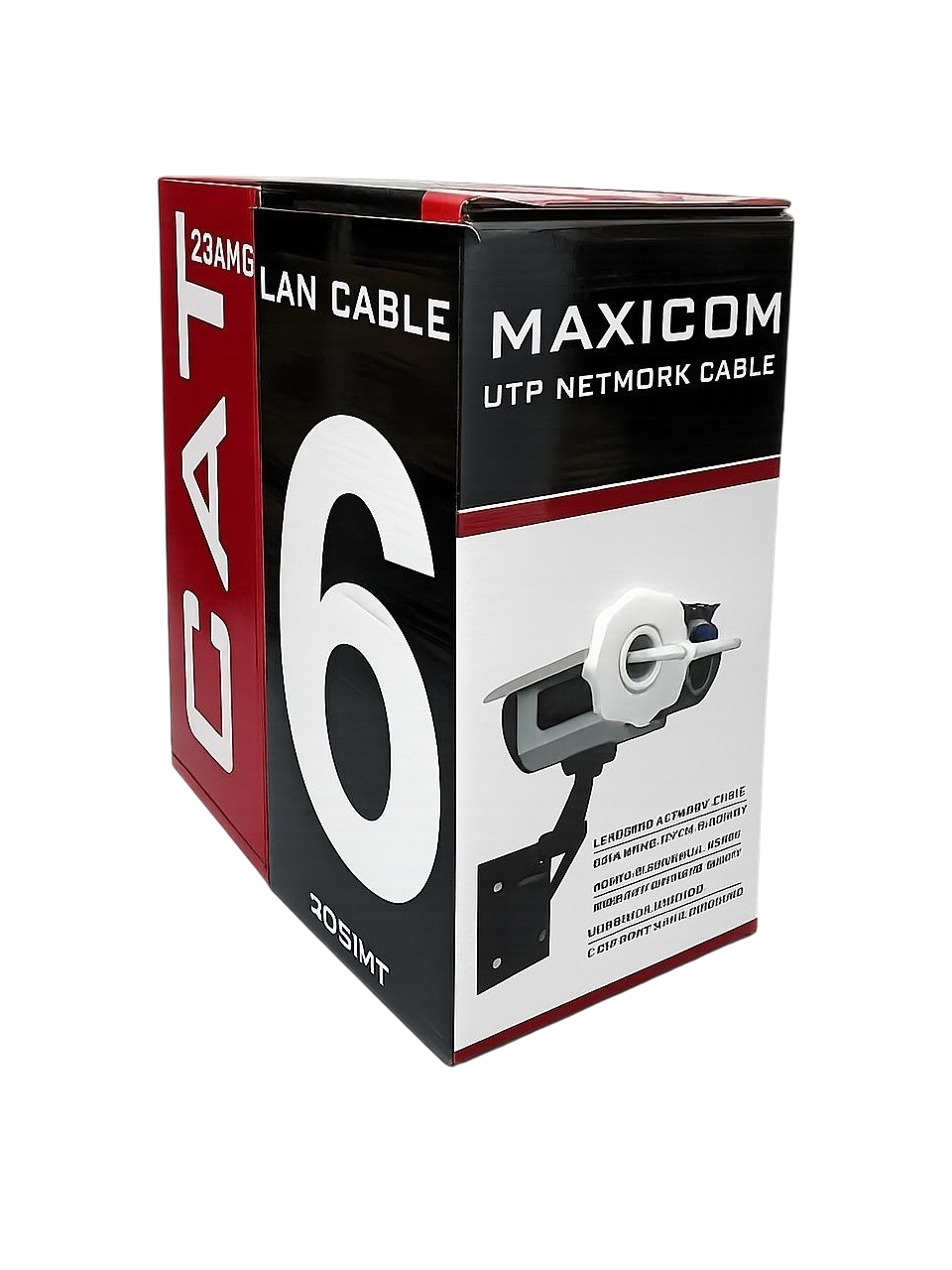 Maxicom Cat6 305M 23AWG Internet Ethernet Yüksek Hızlı Kablo