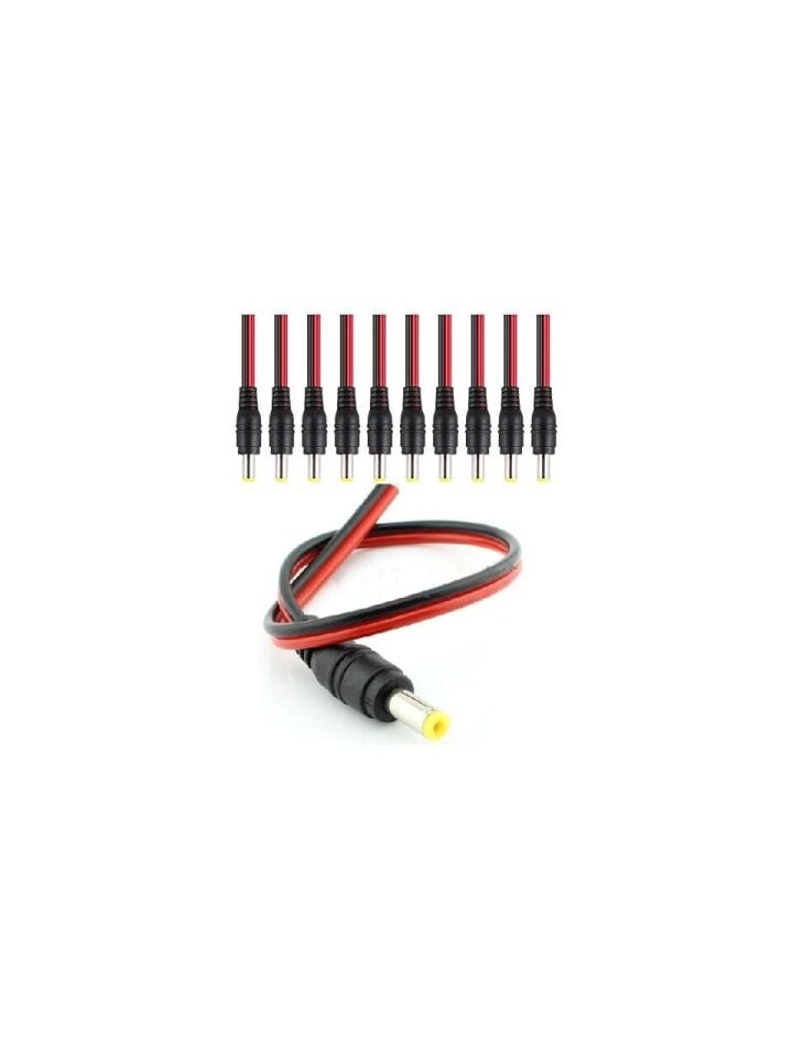 50'li Cctv Güvenlik Kamera 12 Dc Power Jak Jack- Kalın Kesit