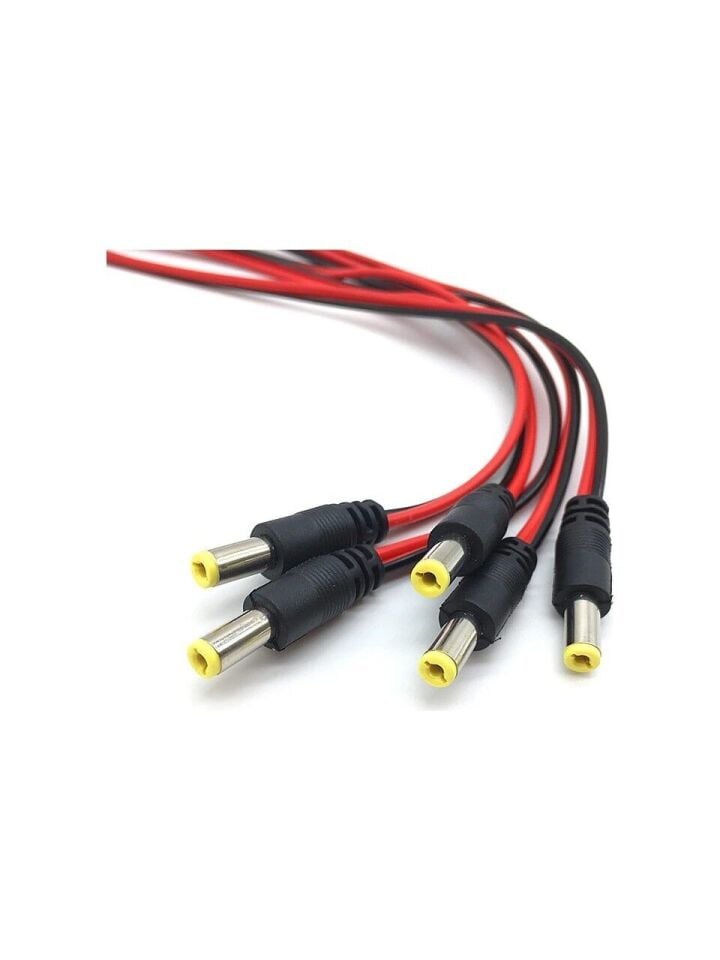 100'lü Cctv Güvenlik Kamera 12 Dc Power Jak Jack- Kalın Kesit