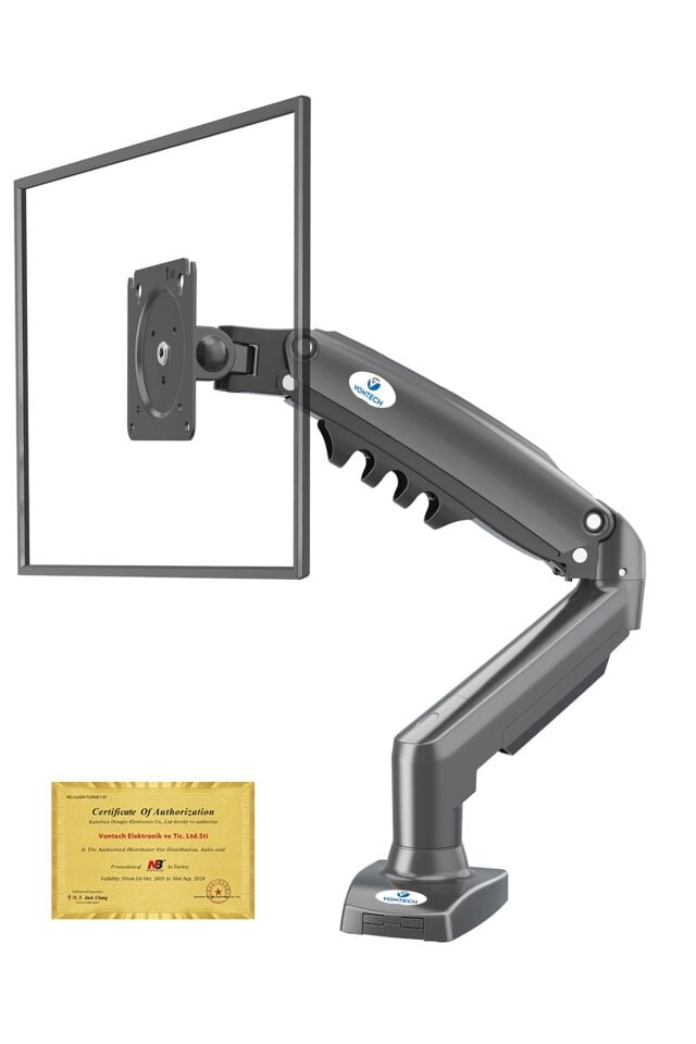 North Bayou F80 17-30'' Amortisörlü 2-9 Kg Monitör Askısı 2022 -2023 Versiyon