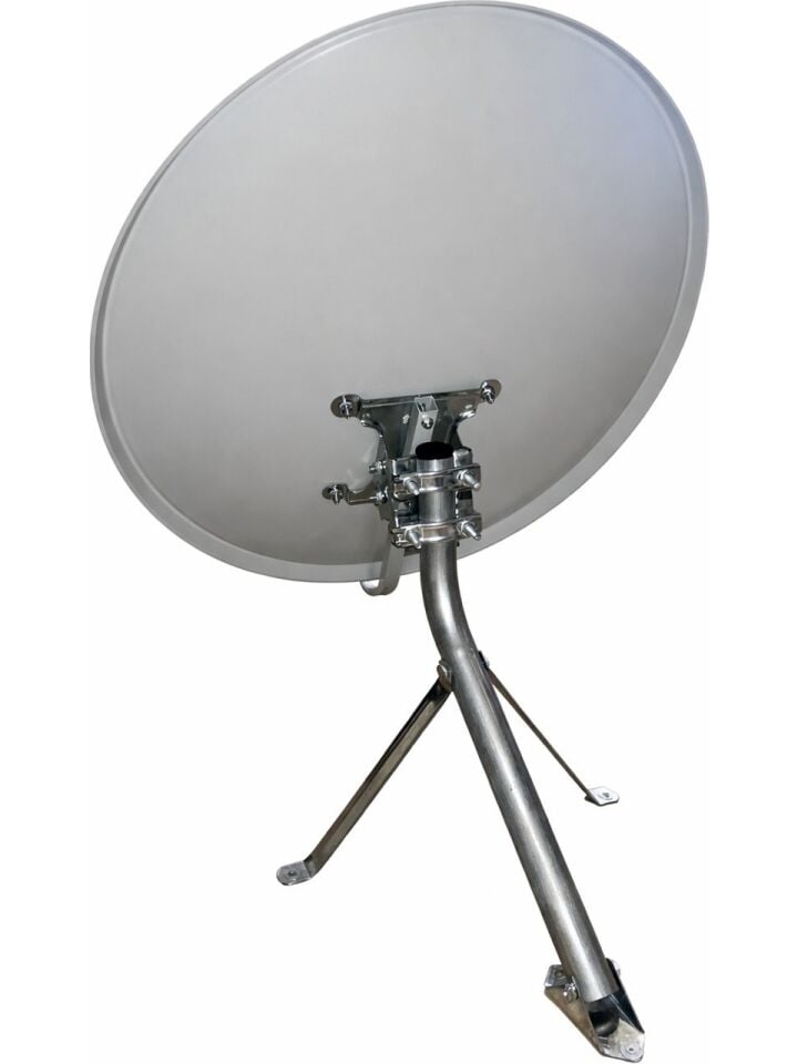 70 Cm 0,60mm Kalın Düz Çanak Anten Seti