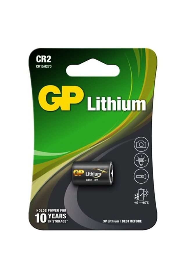 Ebayhrn Gp Cr2 3 Volt Lithium Fot.mak. Pili (CR2E-2UE1)