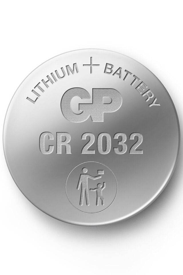 Cr2032 Boy Lityum Düğme Pil, 3 Volt, 10'lu Kart