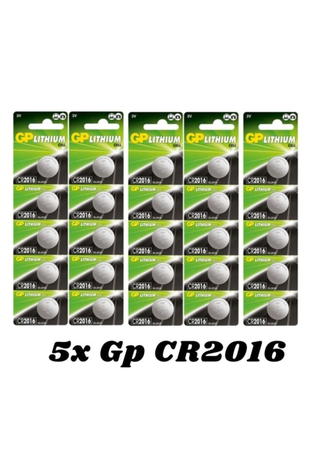 Gp Cr 2016 3v Düğme Pil 25'li