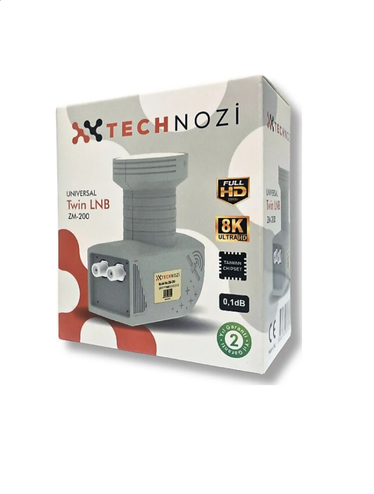 Technozi 2'li Lnb Full Hd Universal 2 Çıkışlı Lnb