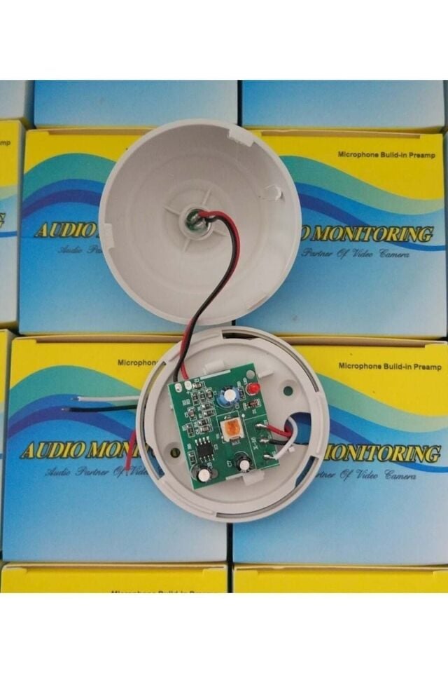 Technozi Ayarlı CCTV Dome Güvenlik Kamera Mikrofon Ses Kiti Kartı