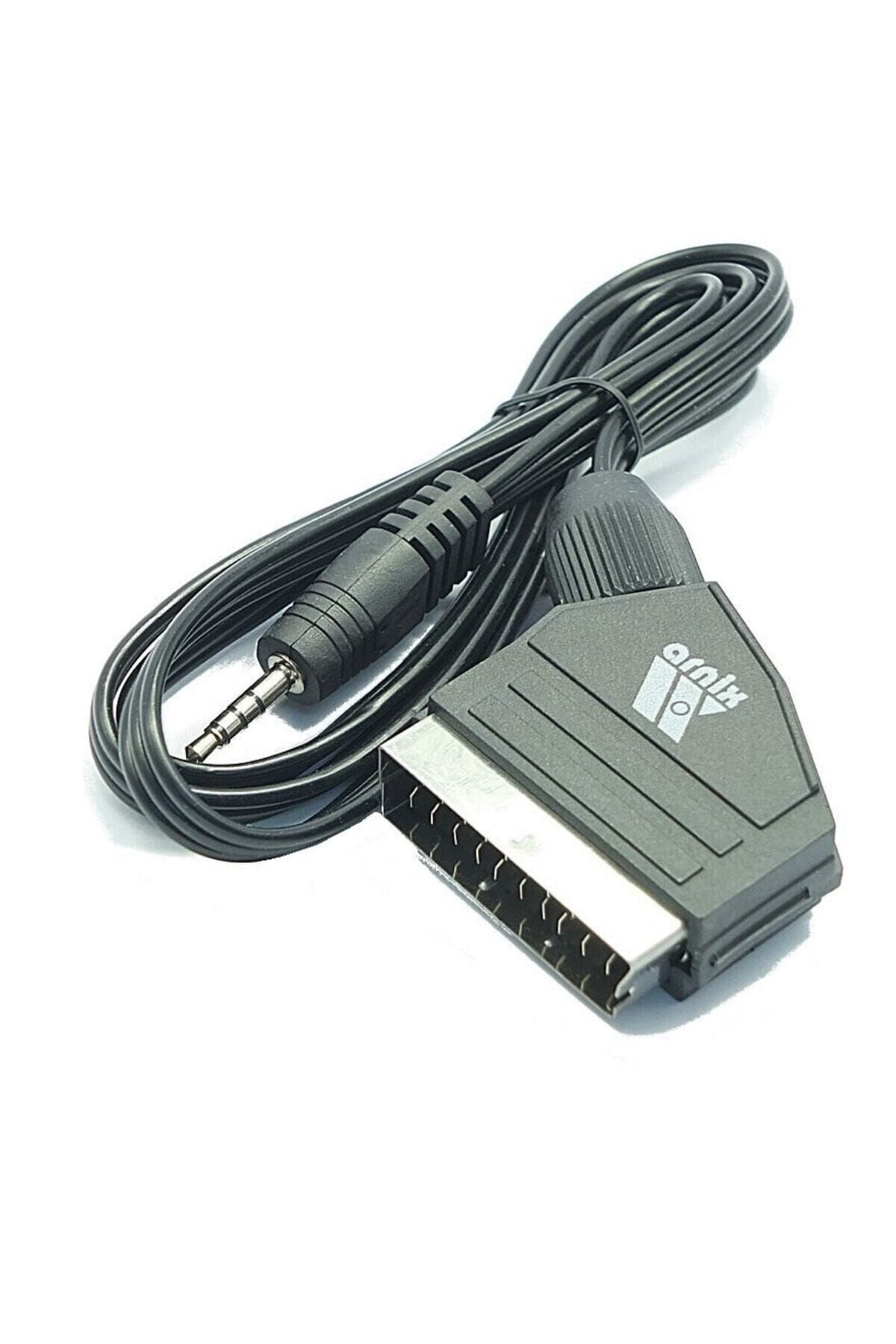 Technozi Scart 3.5mm Jak AV Çevirici Kablo