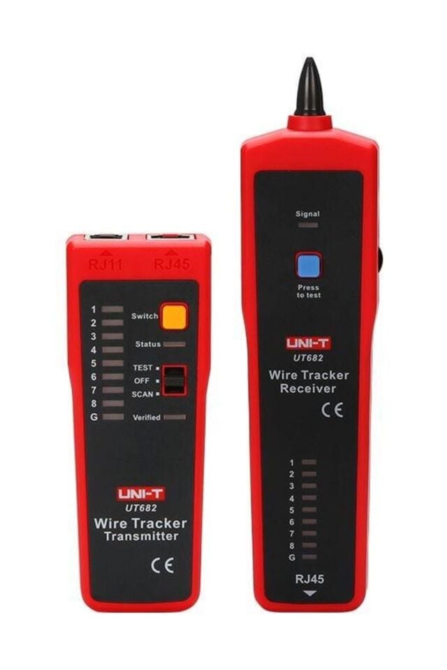 Uni-t UT682 RJ11/RJ45 Telefon Hattı Test Cihazı