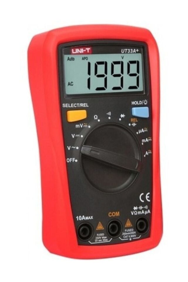 Unı-T UT 33A+ 600V UT33+ Serisi Dijital Multimetre Ölçü Aleti UT33A+ UT-33A+