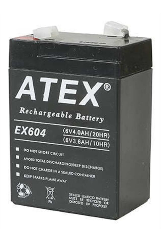 Ax-604 6v 4ah Bakımsız Kuru Akü