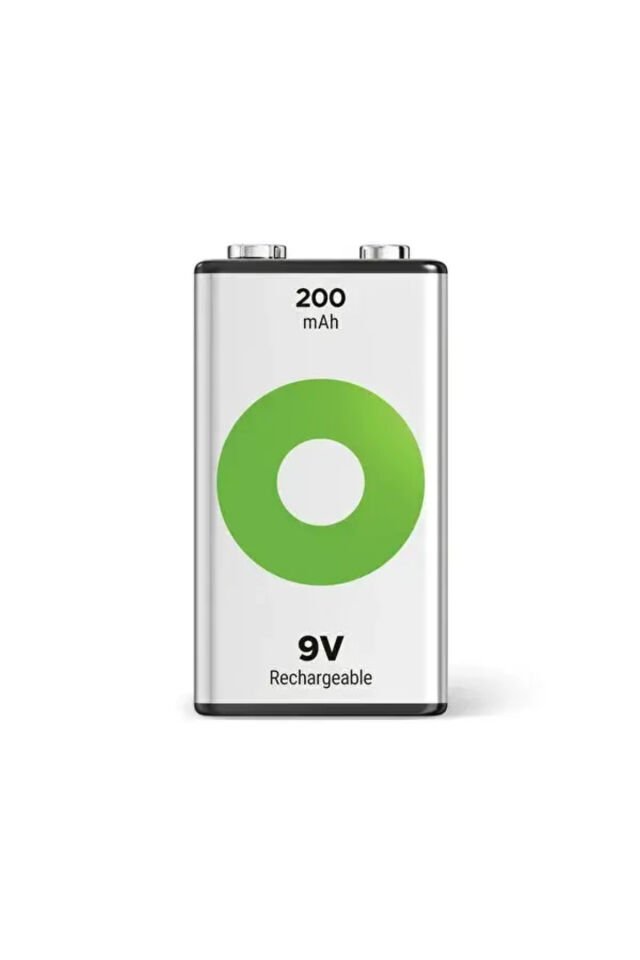 GP Recyko 9 V 200 mAh Şarjlı Pil
